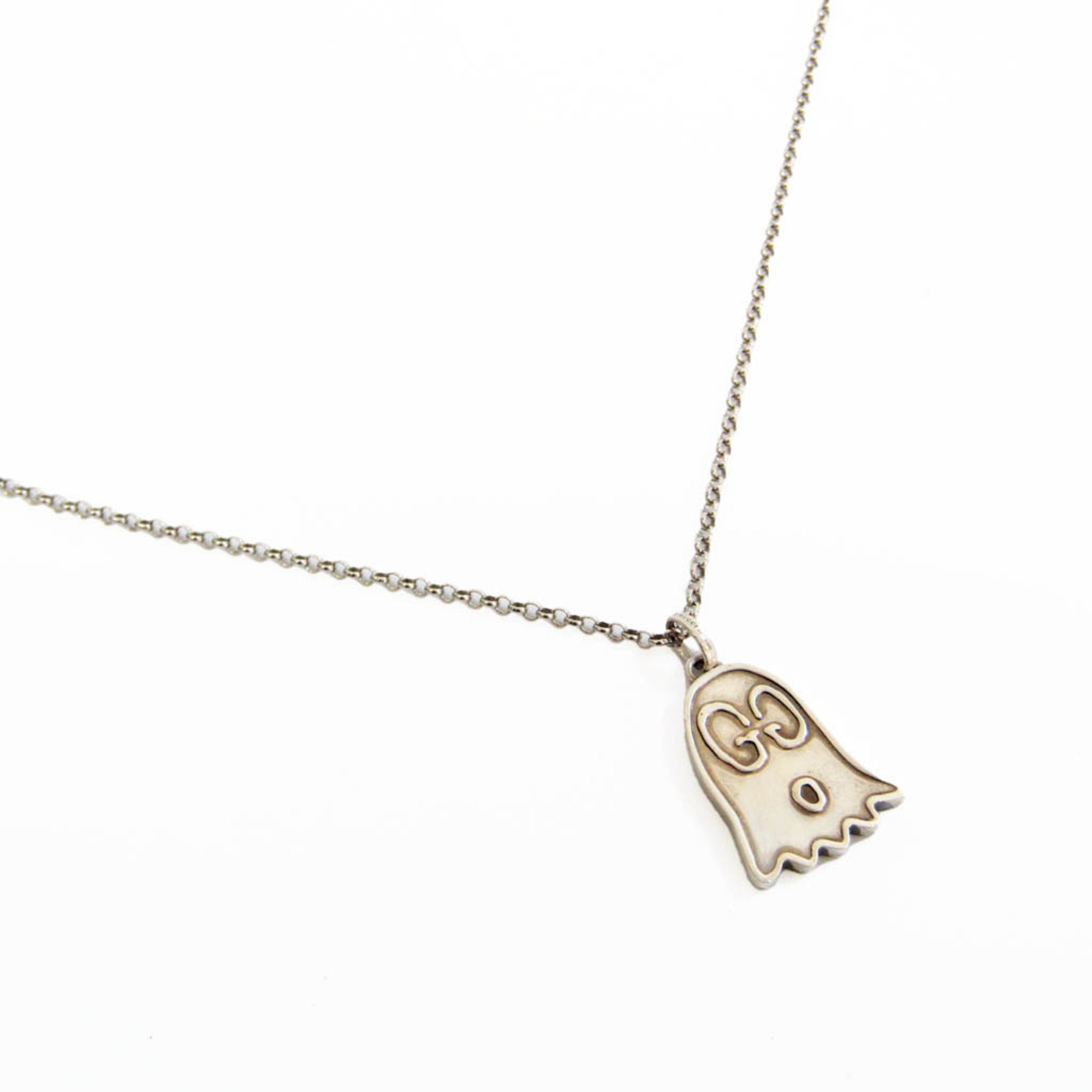 Gucci Ghost Silver 925 Women's Pendant Necklace [Silver]
